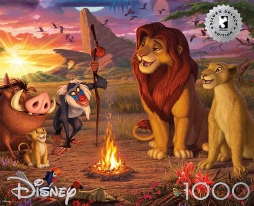 Buffalo Games Disney The Lion King 1000 Piece Jigsaw Puzzle for Adults | Vibrant Disney Scene, Premium Recycled Cardboard, 26.75 x 19.75 inches thumbnail 1