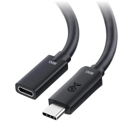 Cable Matters 80Gbps USB4 Extension Cable, 0.5m (1.6ft) | Thunderbolt 5 Compatible thumbnail 1