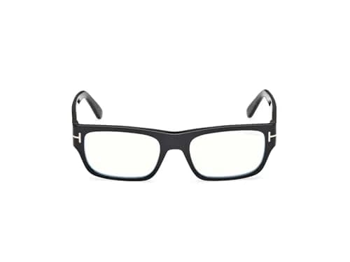 Tom Ford Eyeglasses FT 6034 -B 001 Shiny Black | Rectangular, Polycarbonate, 54/19/140 thumbnail 2
