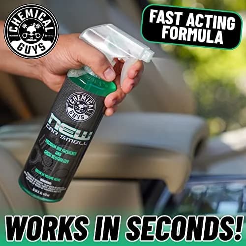 Chemical Guys New Car Smell Air Freshener & Odor Neutralizer 4 oz (120 ml) Bottles | 3 Pack thumbnail 5