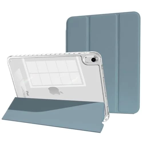 MYGROO Case for iPad A16 11th/10th Gen 2025/2022 | Misty Blue, Auto Wake/Sleep, Tri-Fold Stand thumbnail 1