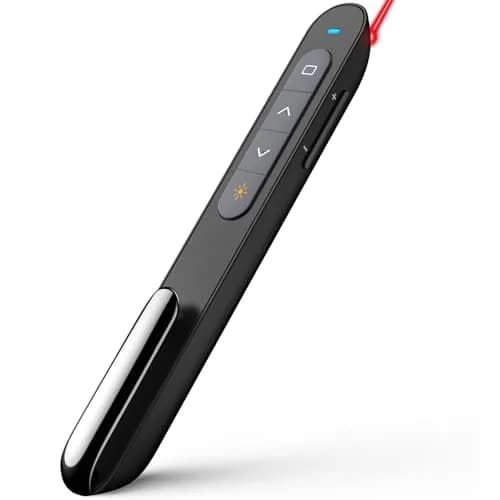 Norwii N27 Bluetooth Presentation Clicker Red | 100m Wireless Range thumbnail 1