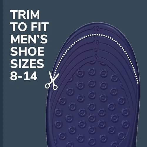 Dr. Scholl's Plantar Fasciitis Relief Orthotic Insoles for Men - Size L (2-Pack) | Clinically Proven to Prevent Recurrence thumbnail 7