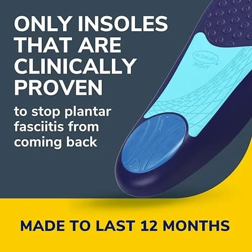 Dr. Scholl's Plantar Fasciitis Relief Orthotic Insoles for Women - Pack of 2 | Clinically Proven to Stop Recurrence thumbnail 3