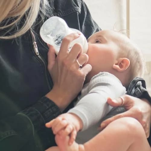 Tommee Tippee Natural Start Baby Bottle Nipples, Thicker Feed, 6m+, Pack of 4 | Breast-Like Silicone thumbnail 2