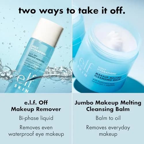 e.l.f. SKIN Mini Holy Hydration! Makeup Melting Cleansing Balm 22ml (0.75 Fl Oz) | Melts Makeup, Hydrates Skin thumbnail 5