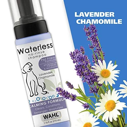Wahl Pet Friendly Waterless No Rinse Shampoo for Dogs & Cats, Lavender & Chamomile Scented, 14.2 Fl Oz (Pack of 2) | pH Balanced, Alcohol-Free Formula thumbnail 6