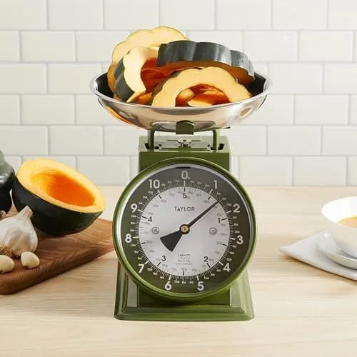 Taylor Vintage Mechanical Kitchen Scale 5 kg (11 lb) | Evergreen Analog Dial thumbnail 6