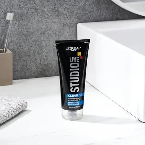 L'Oreal Paris Studio Line Clear Minded Clean Gel - Strong Hold 400ml (13.6 Fl Oz) | Natural Look Hair Gel thumbnail 5