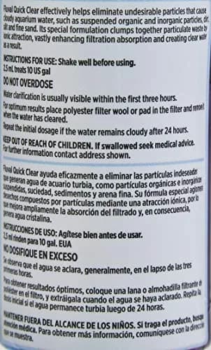 Fluval Quick Clear Aquarium Water Treatment 360ml (12 Fl Oz) | Clarifies Cloudy Tanks thumbnail 4