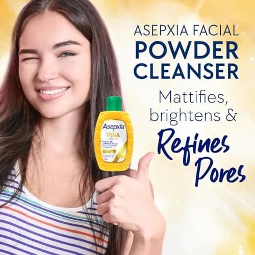 Asepxia Facial Cleanser Powder 1.4 oz Pack of 2 | Gentle Water-Activated Foam for Oily Skin thumbnail 2