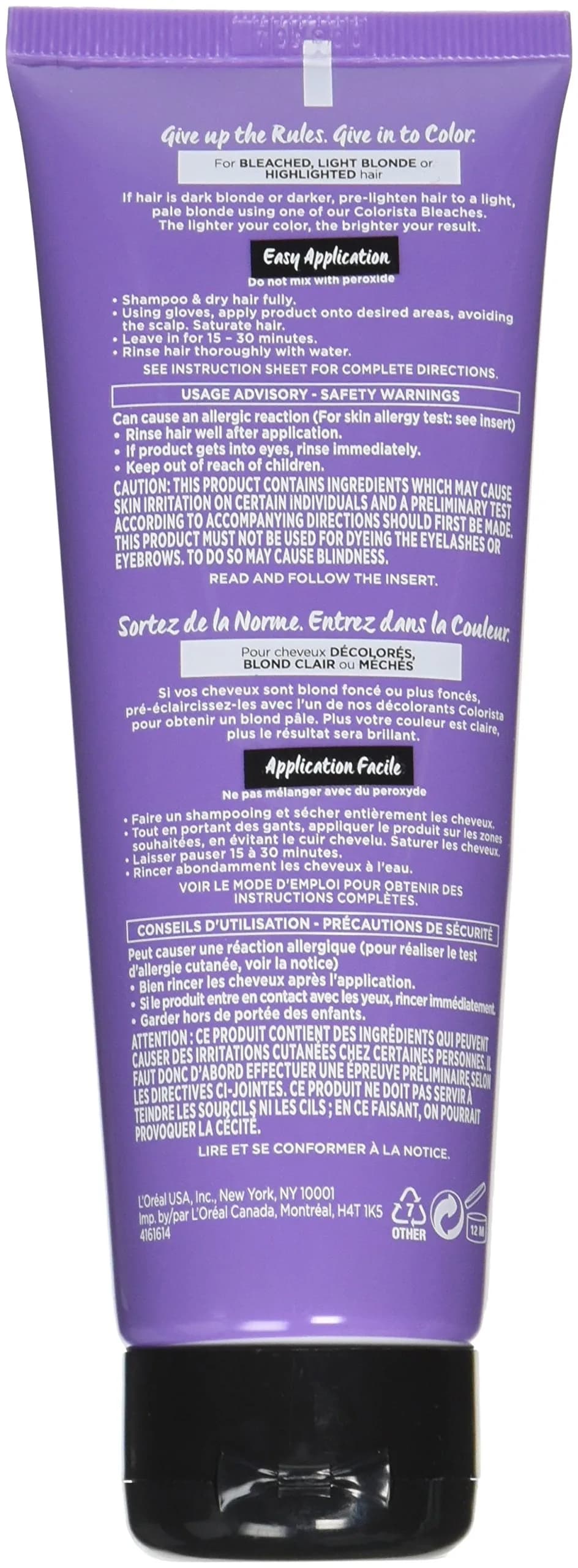 L'Oreal Paris Colorista Semi-Permanent Hair Color Soft Pink - Purple (Pack of 2) thumbnail 3