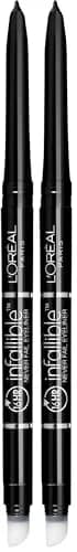 L'Oreal Paris Infallible Never Fail Mechanical Eyeliner Slate | 2 Pack, 0.008 oz. | Fade-proof, 16HR thumbnail 1