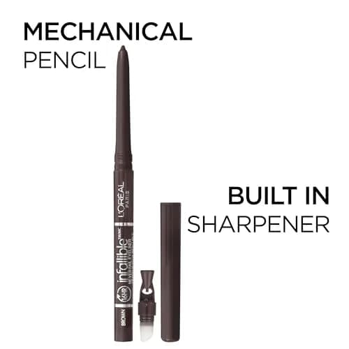 L'Oreal Paris Infallible Never Fail Mechanical Eyeliner Slate | 2 Pack, 0.008 oz. | Fade-proof, 16HR thumbnail 2