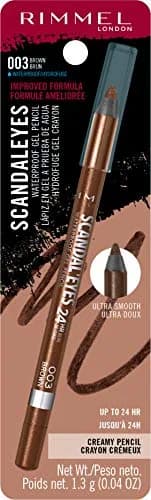 Rimmel Waterproof Gel Pencil Eyeliner 003 Brown | Long-Wearing, Smudge-Proof, Ultra-Smooth thumbnail 2