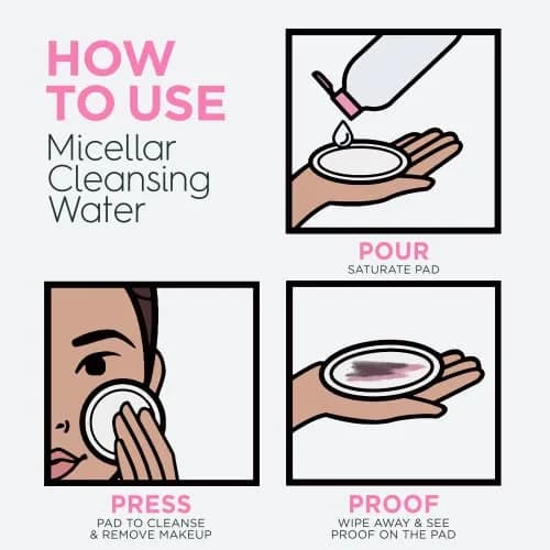 Garnier Micellar Cleansing Water, All-in-1 Makeup Remover & Facial Cleanser, For All Skin Types, 200mL (6.8 Fl Oz) | Dermatologist & Ophthalmologist Tested thumbnail 5