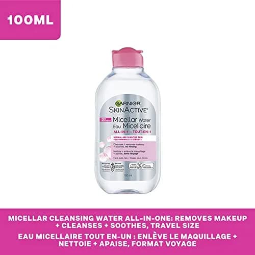 Garnier Micellar Cleansing Water, All-in-1 Makeup Remover & Facial Cleanser, For All Skin Types, 200mL (6.8 Fl Oz) | Dermatologist & Ophthalmologist Tested thumbnail 8