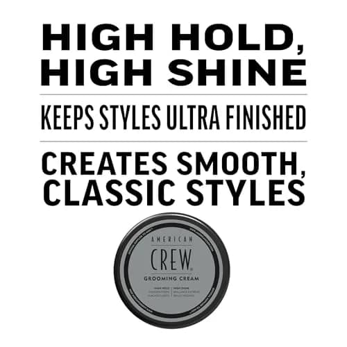 AMERICAN CREW Men's Grooming Cream High Hold High Shine 170g (6 oz) | Moisture-Repelling Styling thumbnail 3