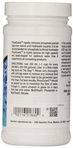 Seachem PhosGuard 1000ml (2.2 lb) | Rapid Phosphate & Silicate Remover for Marine & Freshwater Aquariums thumbnail 2