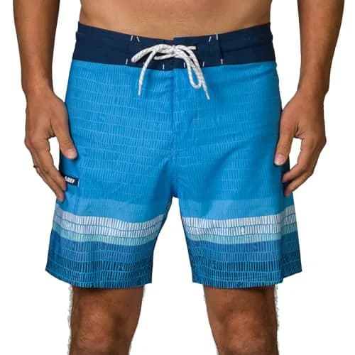 REEF Men's Remy Fixed Waist Boardshort Azure | 4-Way Stretch Water-Ready Swim Shorts thumbnail 1