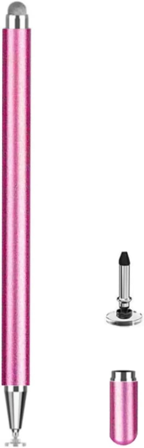 RKItE Stylus Pen for Samsung Galaxy Tab A9+/A8/A7/A7 Lite & All Touch Devices, Metal Body, Purple | High Sensitivity Precision Capacitive Input Pen — Rose-Gold