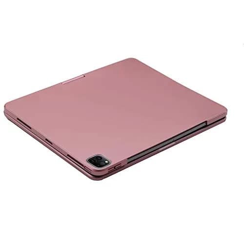 LENRICH Keyboard Case for iPad Pro 12.9 inch 6th/5th/4th/3rd Gen | 360° Rotating Stand, Wireless Keyboard, Rose Gold thumbnail 9