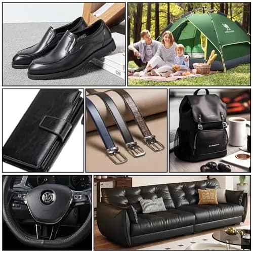 JANYUN Black Waxed Leather Thread 1mm 150D Sewing Cord Pack | 8 Spools, 264 Total Yards thumbnail 7