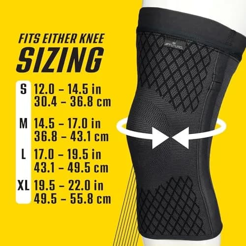 FUTURO Premium Compression Knee Sleeve with Stabilizers Large | Support for Arthritis & Swelling thumbnail 6