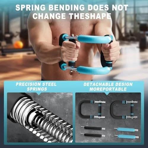 HOTWAVE Twister Arm Trainer 40-110 lbs | Portable Chest & Arm Workout Equipment for Men & Women thumbnail 6