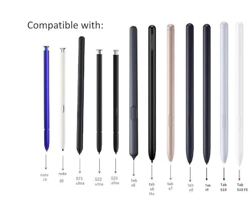 SLQ White 5 PCS Soft Tips for Samsung Galaxy Tab S10 FE/S10 FE+/S10/S10+ Plus/S10 Ultra Stylus S Pen Replacement Nibs (0.7mm Fine Tip, 5-Pack) thumbnail 4
