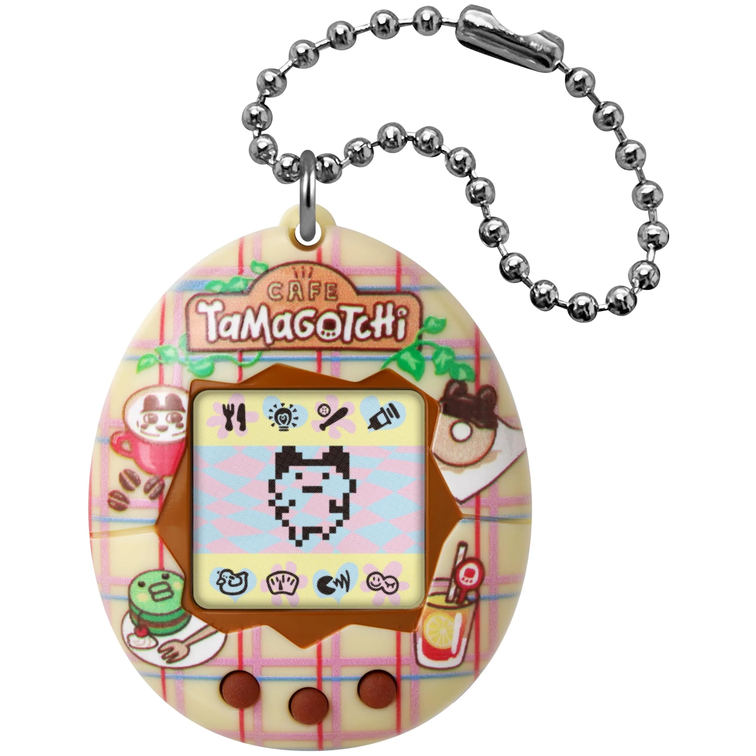 Tamagotchi Original Tama Cafe Electronic Pet | Ages 8+ | Retro Theme