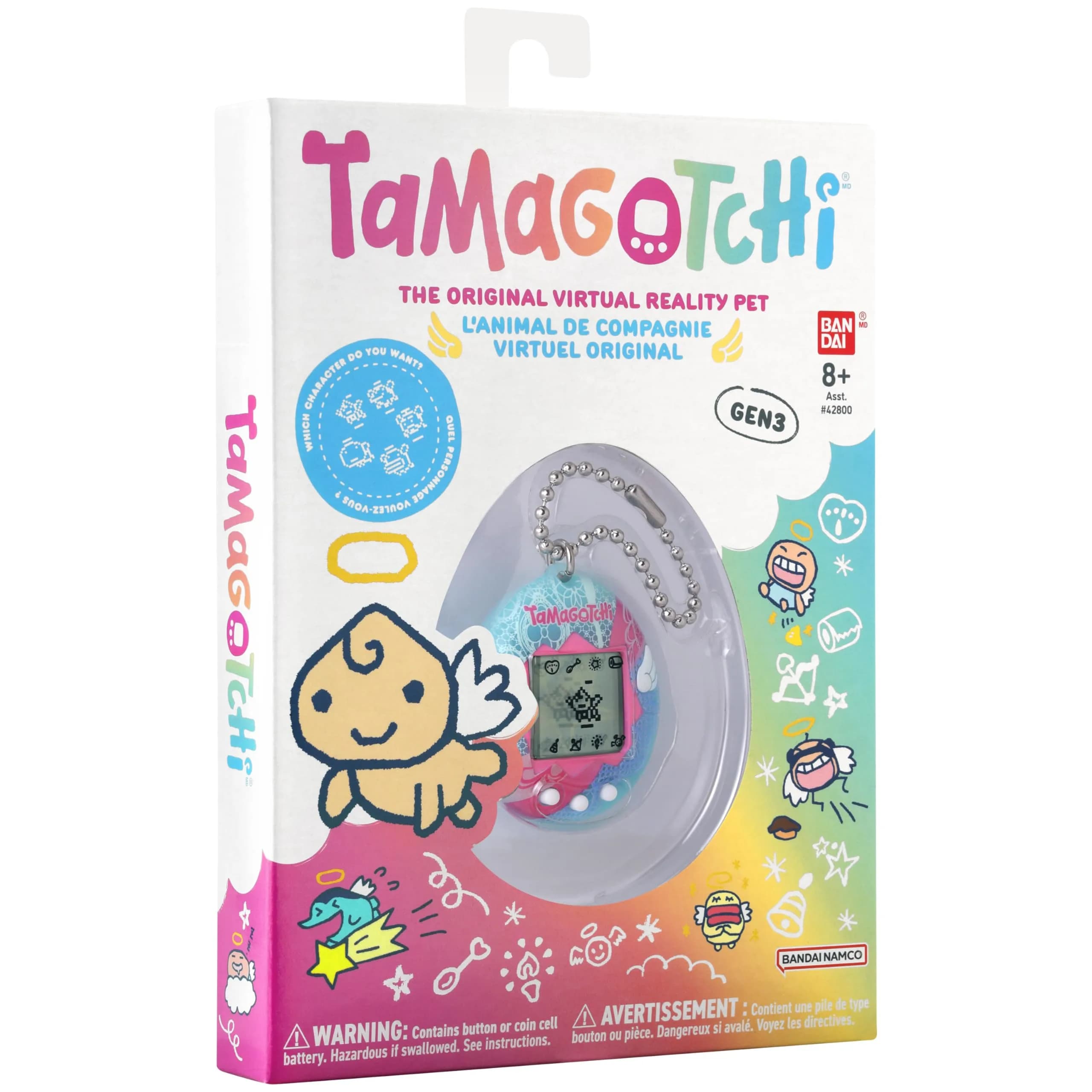 Tamagotchi Original Angel Lace Edition | Nostalgic Virtual Pet for Kids thumbnail 5