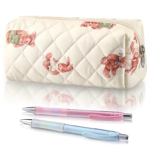 Sherr Cosmetic Case Beige | Lightweight & Travel Friendly thumbnail 1