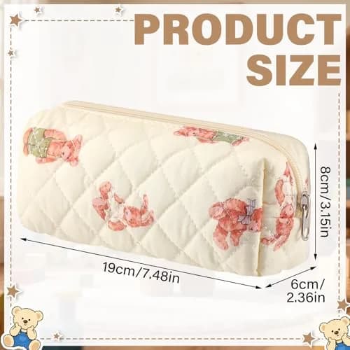 Sherr Cosmetic Case Beige | Lightweight & Travel Friendly thumbnail 2
