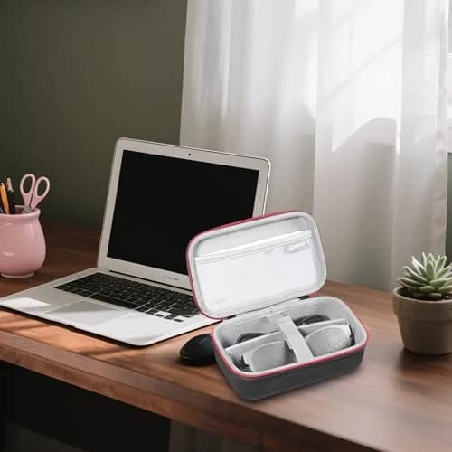 RLSOCO Carrying Case for XREAL Air 2/Air/One AR Glasses + Eye + Beam Pro, 22.1cm (8.7in) | Organizes AR Gear for Travel & Storage thumbnail 8