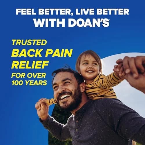 Doans Back Pain Relief Caplets, 580 mg Magnesium Salicylate, 100 Ct | Fast-Acting OTC Pain Relief for Back & Muscle thumbnail 4