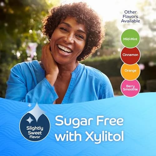 Oracoat XyliMelts Dry Mouth Adhering Discs 395 Count (13.2 oz / 375 g) | Sugar-Free Xylitol Relief thumbnail 7