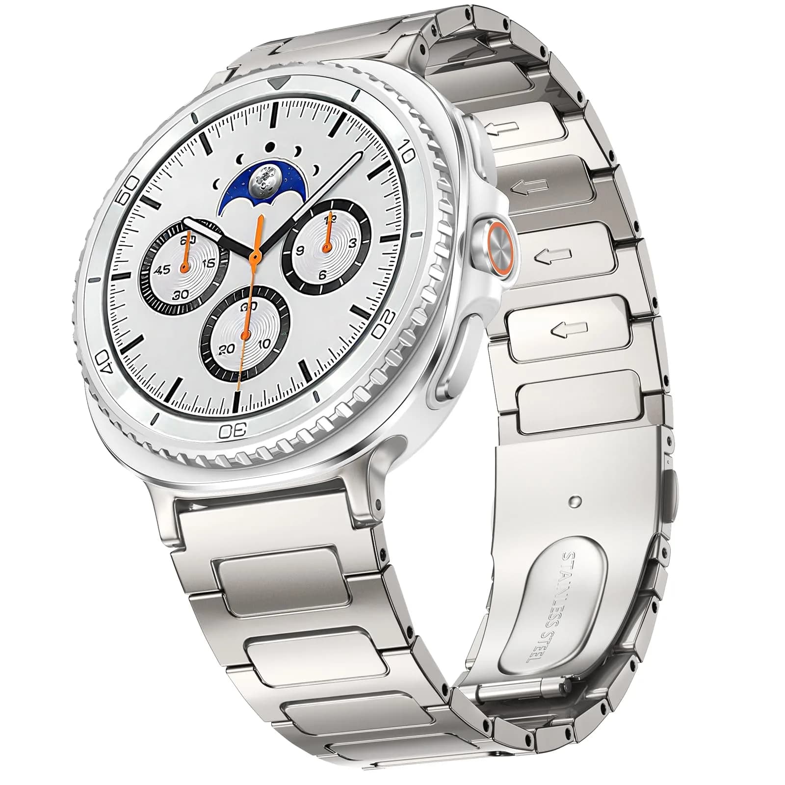 KOREDA Metal Band for Samsung Galaxy Watch 8 Classic 46mm/Galaxy Watch 8 40mm 44mm | Solid Stainless Steel Business Strap