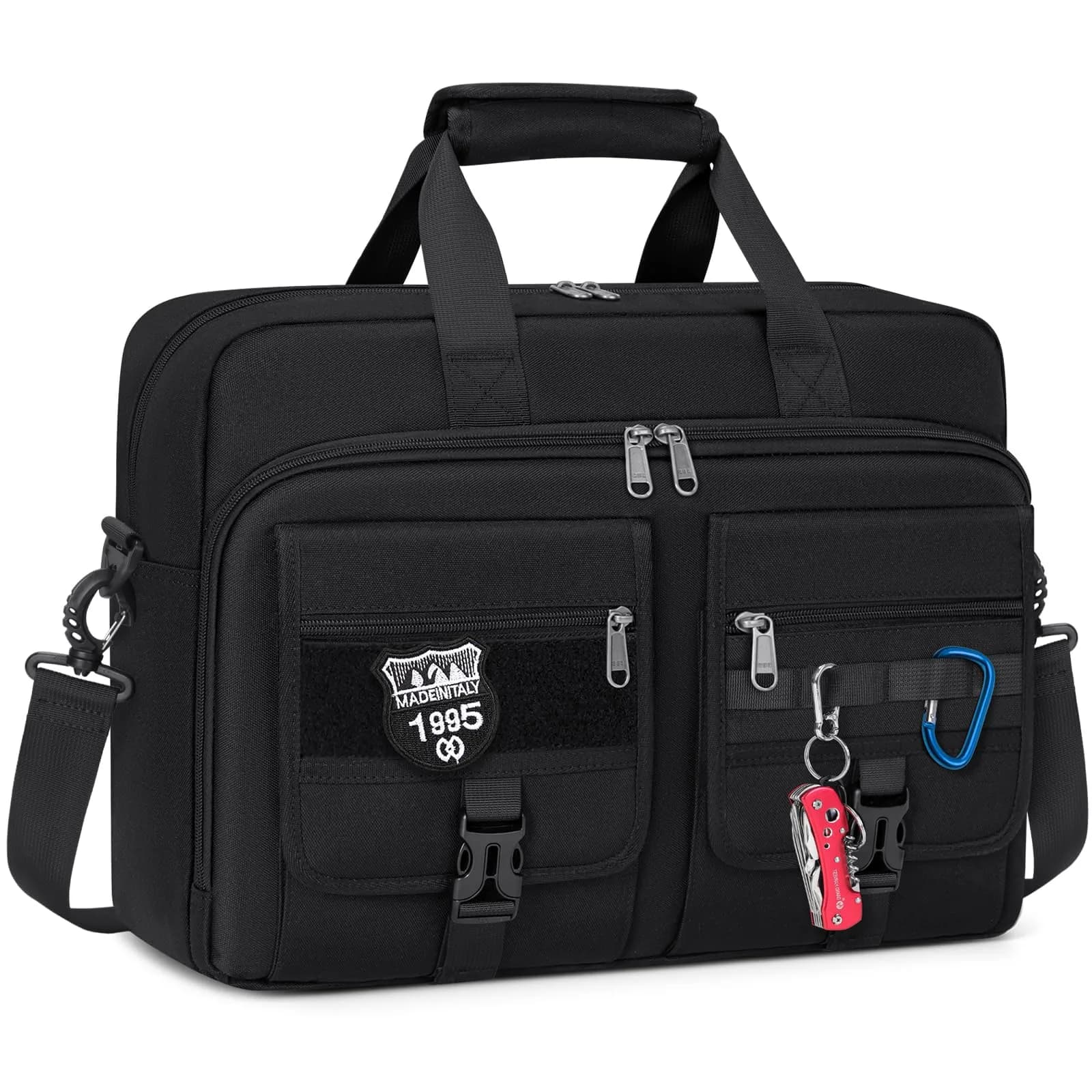 RAINSMORE Tactical Laptop Bag 15.6 Inch Waterproof Military Shoulder Messenger Bag for Men | Large Capacity, Durable & Stylish - main product image