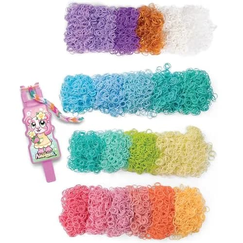 Rainbow Loom 11,000 Pastel Bands AutoLoom Mega Pack | 22 Soft Colors for Creative Jewelry Making thumbnail 6