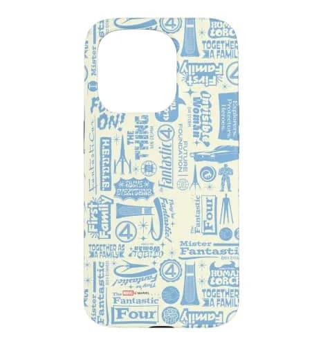 Marvel Fantastic Four iPhone 15 Pro Case | Atomic Age Superhero Design, Shock-Resistant, Printed in the USA thumbnail 1