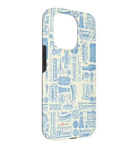 Marvel Fantastic Four iPhone 15 Pro Case | Atomic Age Superhero Design, Shock-Resistant, Printed in the USA thumbnail 3