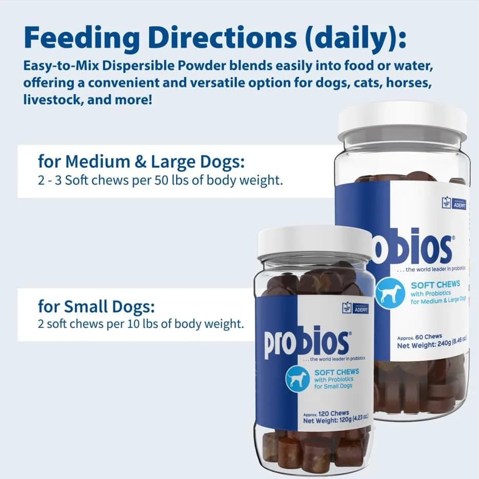 Probios Dog Probiotic Soft Chews, Chicken Liver, 120 Count | Gut & Immune Support for Medium & Large Dogs thumbnail 8
