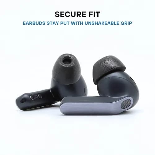 Comply TrueGrip MAX Premium Memory Foam Replacement Ear Tips for Samsung Galaxy Buds Pro, Medium, 2 Pairs | Secure Fit, Enhanced Noise Isolation thumbnail 4