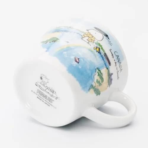 シミズ陶業(Shimizutougyou) Peanuts Snoopy World Travel Canada Mug 340ml | Microwave & Dishwasher Safe thumbnail 6