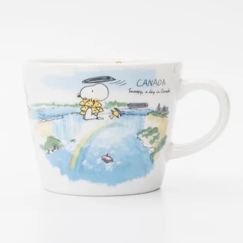 シミズ陶業(Shimizutougyou) Peanuts Snoopy World Travel Canada Mug 340ml | Microwave & Dishwasher Safe thumbnail 3