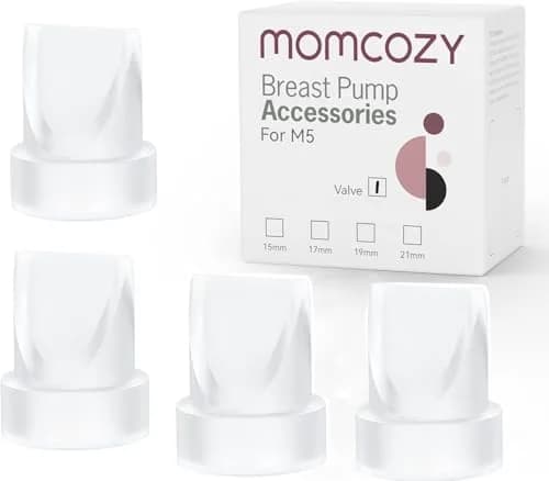 Momcozy M5 Original Replacement Duckbill Valves 4 PCS | BPA-Free Silicone for Wearable Breast Pumps thumbnail 1