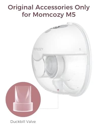 Momcozy M5 Original Replacement Duckbill Valves 4 PCS | BPA-Free Silicone for Wearable Breast Pumps thumbnail 3