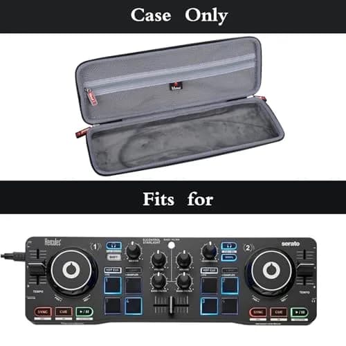 Mchoi Hard Portable Case Compatible with Hercules DJControl Starlight | Durable EVA, Water-Resistant, Custom Fit thumbnail 6