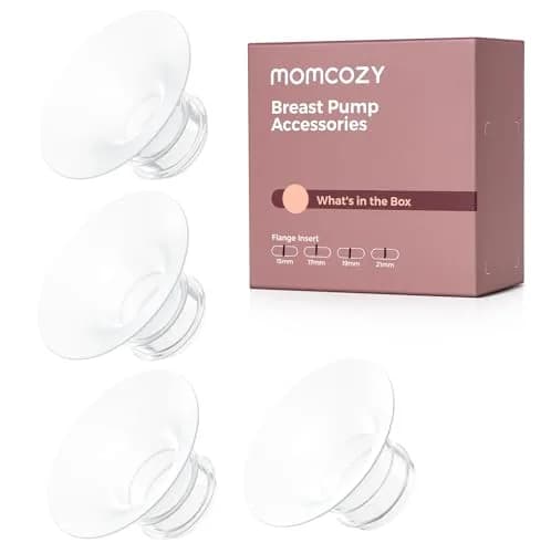 Momcozy M5/M6/M9 Original Replacement Accessories, Food-Grade Silicone & BPA Free Inserts (15/17/19/21mm) thumbnail 1
